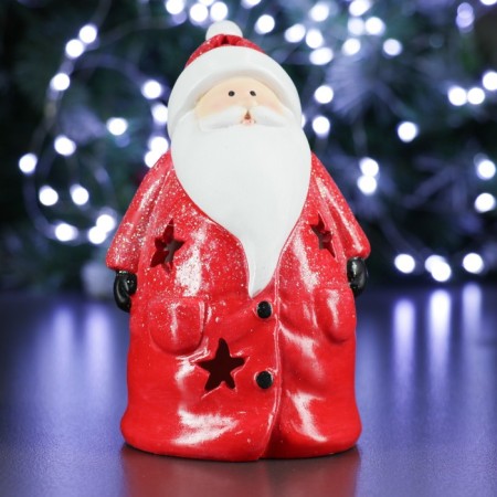 Figure with backlight "Santa Claus" 11x9x15cm