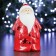 Figure with backlight "Santa Claus" 11x9x15cm
