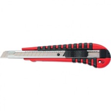 Universal knife MATRIX 78937, drawer blade, two -component handle, 9 mm