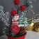 Decor "Bright holiday, in a pot" needles apples, 20x7 cm