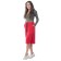 Women's skirt, size 44, red color
