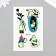 Tattoo on the body phosphorus color "Alice in the hole" 14.3x7.5 cm