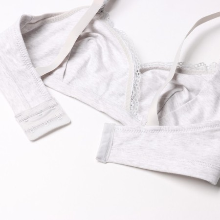 Women's bra for feeding, color gray melange, size 80b-6