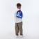 Children's backpack on the zipper "chosen", the color is blue