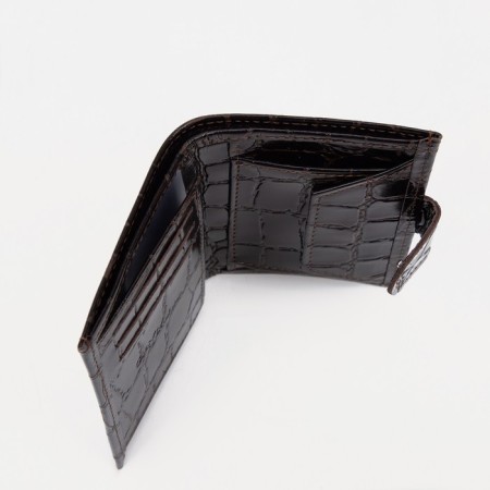 Purse 2 in 1 for auto documents, for cards, for coins, brown color-4