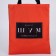 Bag Schoper "Noise" 35 x 0.5 x 40, Department without lightning, without lining, red