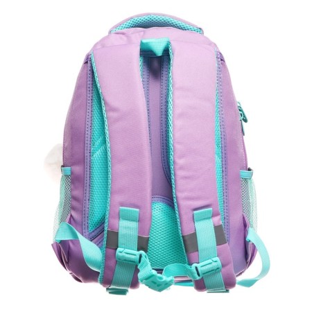 School backpack, 40 x 27 x 20 cm, Grizzly, ergonomic back, laptop department, pink-4