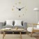 Walls Wall Interior, 3D "Paoli", silent, sticker, large, d-120 cm