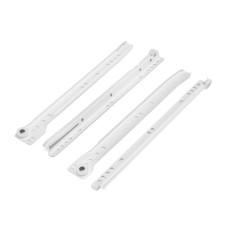 Roller guides 300 mm, white color