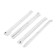 Roller guides 300 mm, white color