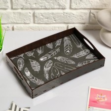 Tray with handles 