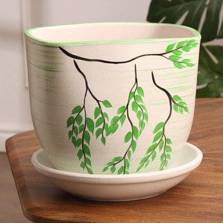 Flower pot "shrub" painting 6 l