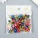 A set of beads for creativity plastic "Star with a rhinestone" 0.4x1x1 cm 20 g