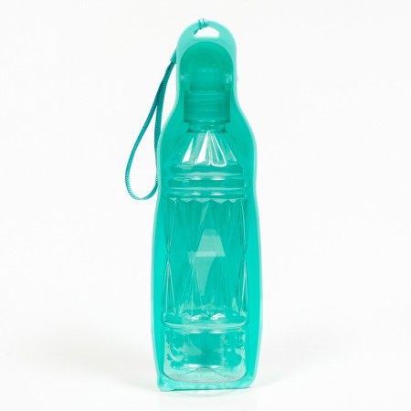 Walking auto -pound with a curly bottle, 450 ml, turquoise