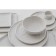 Porcelain dish for feeding Magistro Slate, D = 21 cm, white color