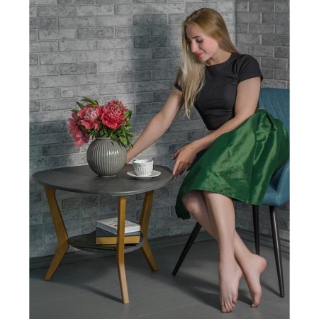 Commerce table Beautystyle 15, 650x650x510, Gray Concrete/Buke-3