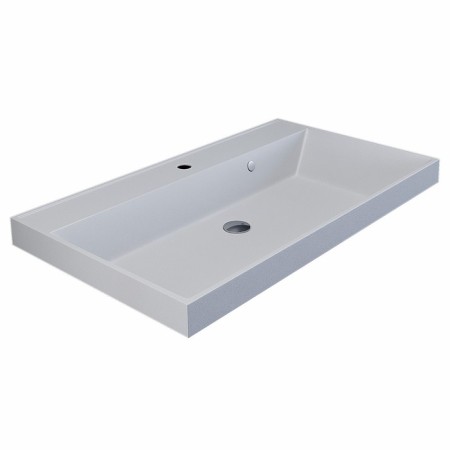 Sink uperwood Classic Quartz 80 cm, quartz, white matte, jasmine-4
