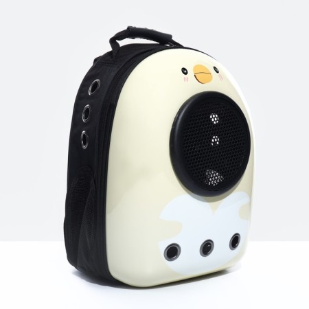 A backpack for carrying animals with a window for a “chip” view, 32 x 25 x 42 cm-3