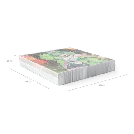 Subject notebook, 48 sheets, cage, computer science, erichkrause "manga", cardboard cover of twin-lak, unit offset white 100%, information block-8