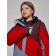Ski jacket female, size 54, red color