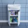 Santa Tumba "Rhodes 50" Floor with the sink "Coos 50"