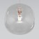 Suspended lamp with a glass ceiling Jar, 3W, G4, 16x16 cm
