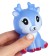 A set of rubber toys for the bathtub "deer", 2 pcs, color mix, crush me