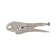 Manual tundra clamp, semicircular capture, with a latch, 125 mm