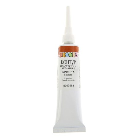 Glass and ceramic circuit 18 ml, ZHK Decola Metallic, Bronze, (5303963)