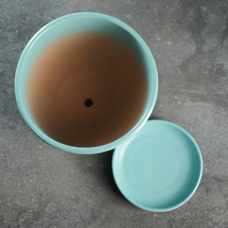 Flower Pot "Antik" turquoise, 2.5l-2