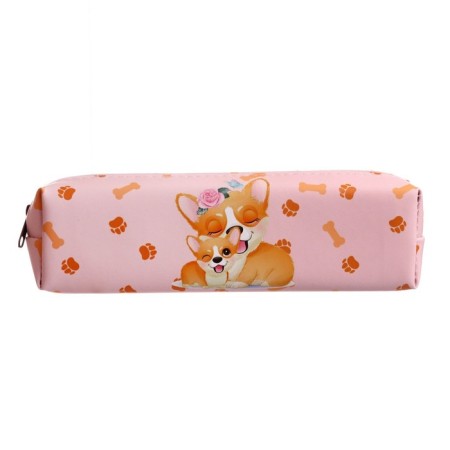 School Penal on the zipper "Dog", mix-3