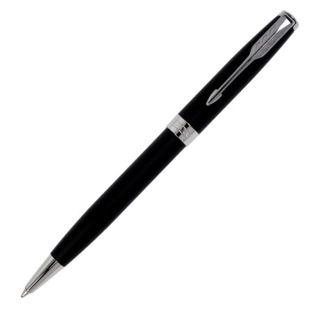 Ballpoint pen Parker Sonnet Core Matte Black Ct M, Black Matte Corps/ Chrome, Black Ink (1931524)-1