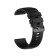 Smart hours strap, 22 mm, silicone, black