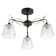Chandelier "Charlene" 3he27 40w Black-Latun 49x49x29 cm Bayerlux