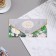 Envenue for money "On the wedding day!" Cutting off, congregation, embossing, gray background, 9.3x19 cm