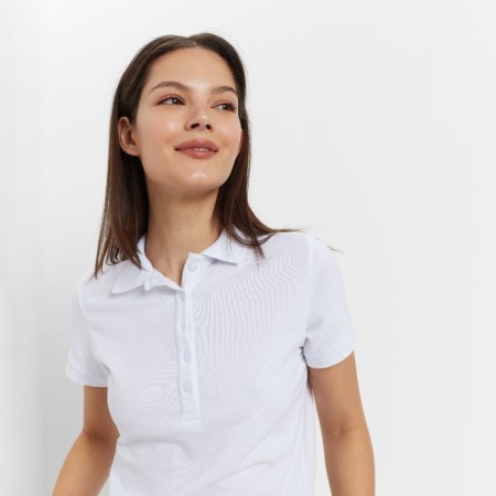 T-shirt (Polo) Women's Minaku Regular Fit: White Color, Rr. 46-4