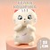 Soft toy "White cat"