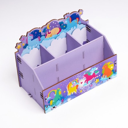 Organizer for the Chancellery "Unicorn" 4 departments 21x11x14.5-3