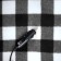 Plaid with heated car 12V, 45W (140x110 cm), fleece, black and white ADHC020