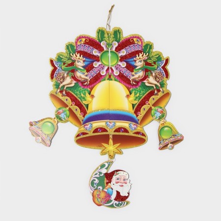 Decorative decoration (suspension) "Bells" 49x33 cm-5