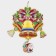 Decorative decoration (suspension) "Bells" 49x33 cm