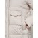 Coat insulated winter female, size 50, beige color