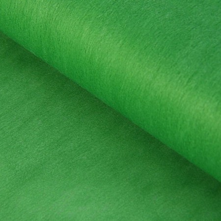 The felt is plain, green, 50 cm x 15 m