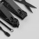 The manicure set "Black", 8 items, in a case, black color