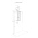 Cabinet hinged Aquaton Michelle, color of oak endgrane, white color