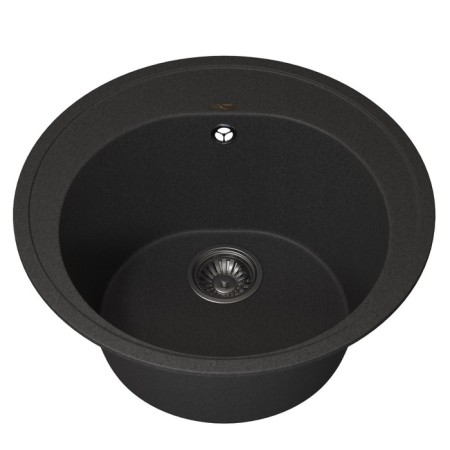 Quartz-quartz kitchen up-up-quartz upd-01, round, color 04 black-3