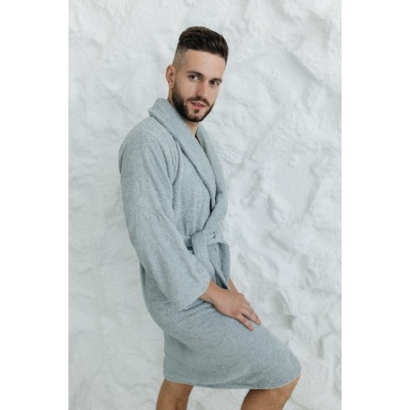 Tainted male bathrobe, size 50, mint color-5