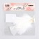 A set of feathers for decor 10 pcs., Size 1 pcs: 10 × 4 cm, white color