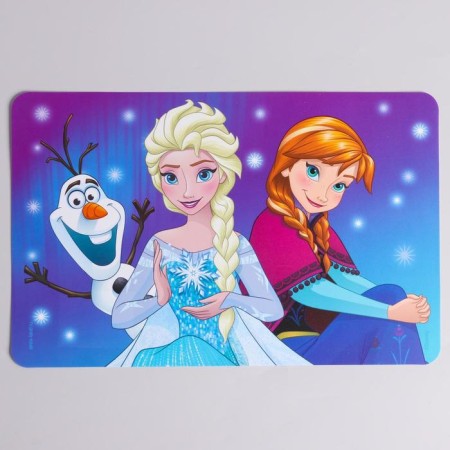 Modeling rug, A4 format "Anna and Elsa", cold heart-1