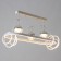 Lamp with PDU "Fiora" LED 120W 3000-6000k white 62x33x15-115 cm
